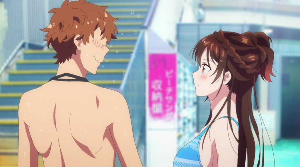 Chizuru lose her personal stuff in a pool